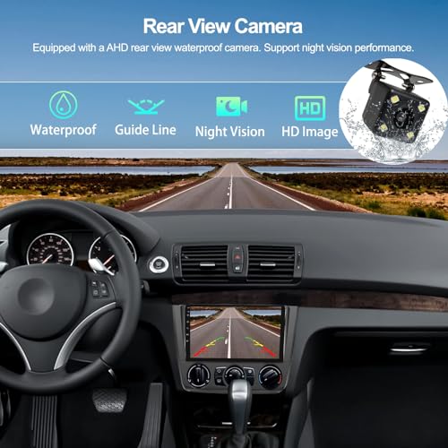 Radio coche para BMW Serie 1 E87 E81 E82 E88 con pantalla táctil de 9" y WiFi 5G potente 6