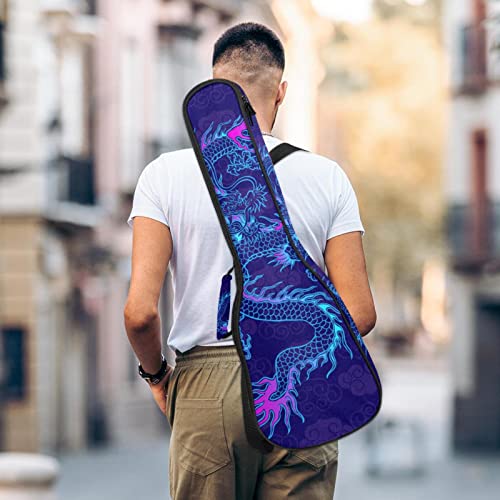 Housse pour ukulélé rétro bleu avec motif de dragon chinois et nuages de 10 mm d’épaisseur – Rembourrage en éponge de 53… - Les Beatles, Paul McCartney, John Lennon, RIngo Starr, George Harrison Housse pour ukulélé rétro bleu avec motif de dragon chinois et nuages de 10 mm d'épaisseur - Rembourrage en éponge de 53… – Image 6