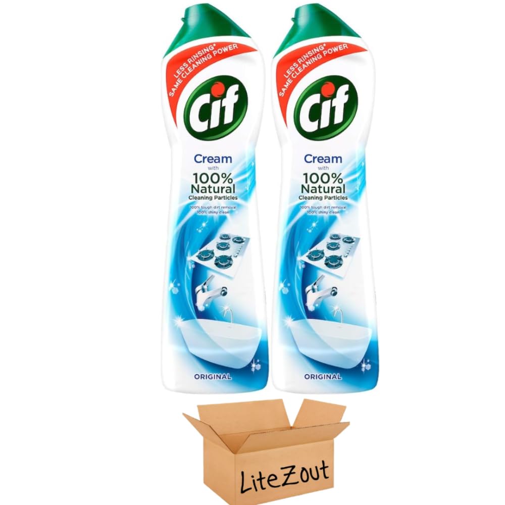 LiteZoutProfessional Cream Cleaner Original 500ml (2 pack) and packed in box
