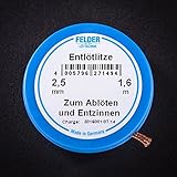 kupferlitze blank hochflexibel Flussmittel nach DIN EN 29454.1, 1.1.3.B (ROL0)