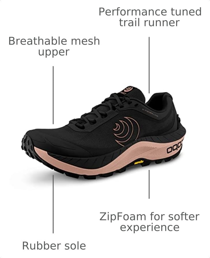 Image of Topo Athletic Men's MTN Racer 3 Comfortable Lightweight 5MM Drop Trail Running Shoes, Athletic Shoes for Trail Running