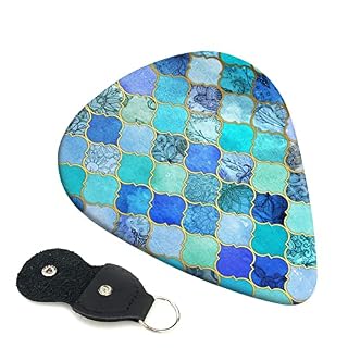 Lot de 6 médiators en treillis pour guitare acoustique, guitare électrique, basse, ukulélé – fins, moyens et épais. - Les Beatles, Paul McCartney, John Lennon, RIngo Starr, George Harrison