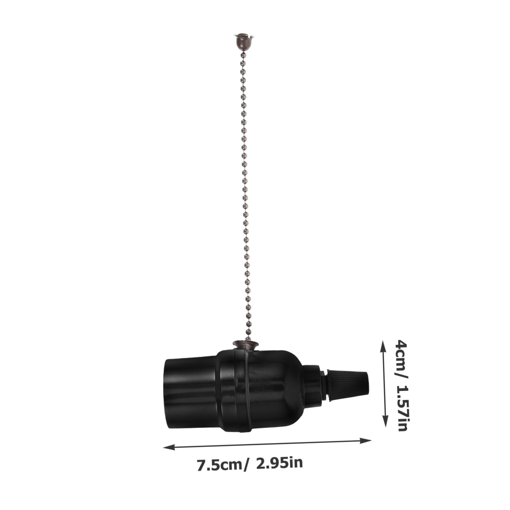 LIFKOME Flexible Zipper Lamp Socket E26 Pull Chain Lampholder and Stylish Lamp Accessory for Lighting Fixtures