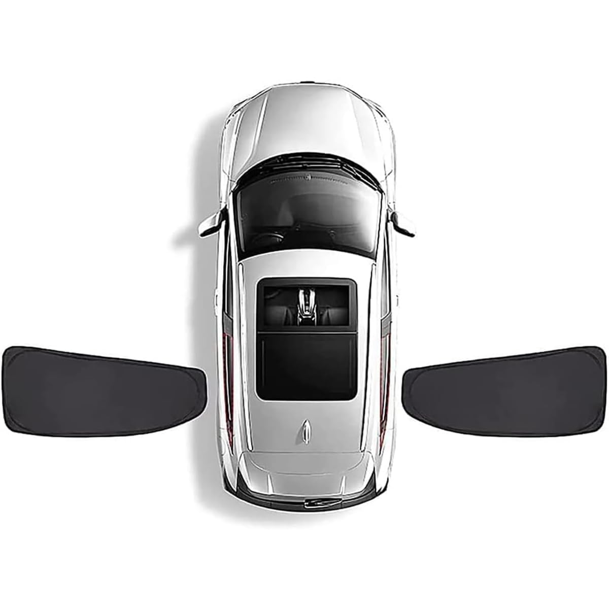 Pare-soleil voiture anti-UV protection intimité totale vitres arrière Dacia Jogger 2 pièces