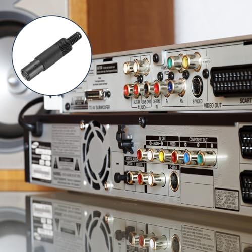 MECCANIXITY 4 Piezas S-Video Socket Hembra 8 Pines miniatura 5