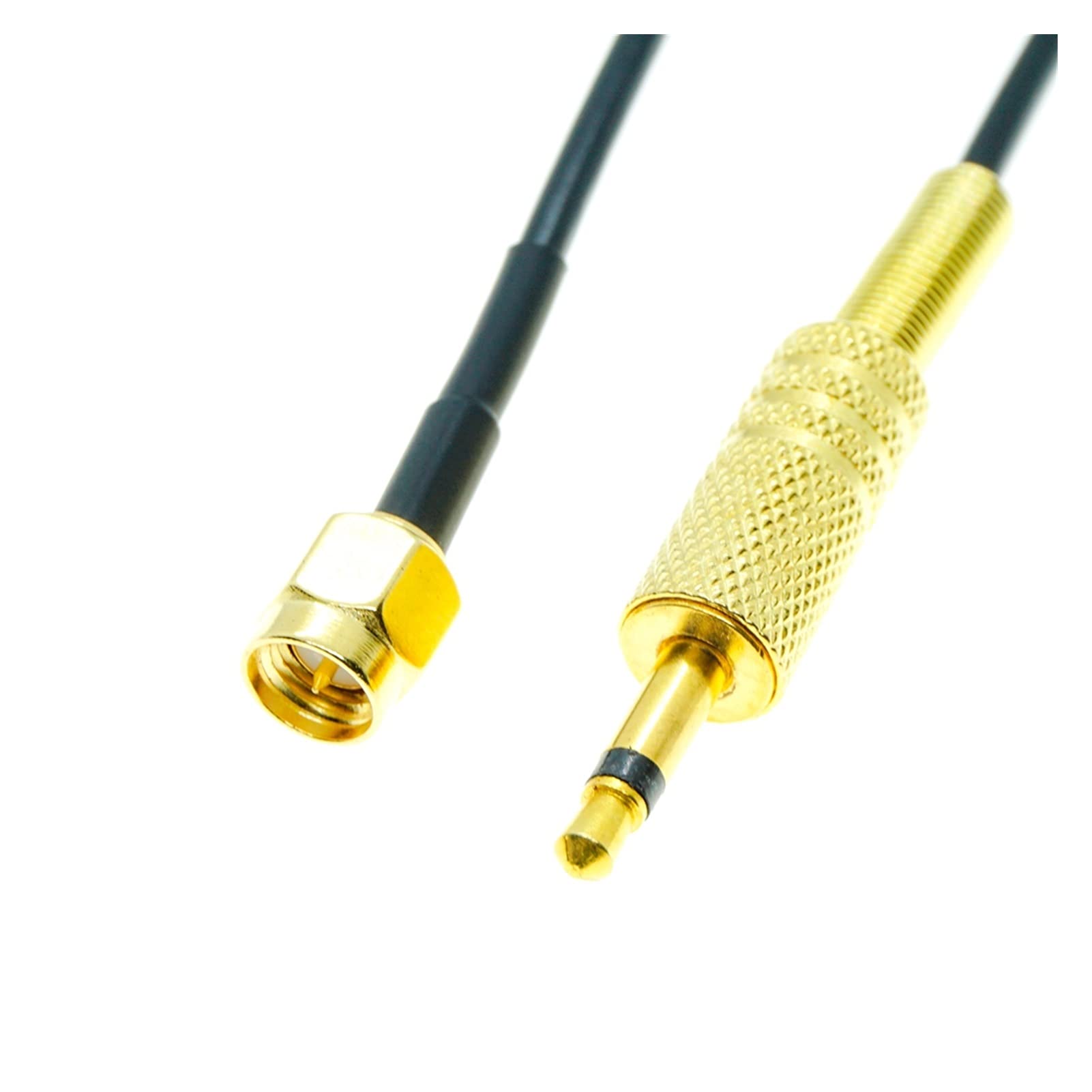 SMA Mâle à 3.5mm Mono Mono 1/8" TS Mâle CCTV Caméra Moniteur Antenne RG174 Câble (Color : 75cm)