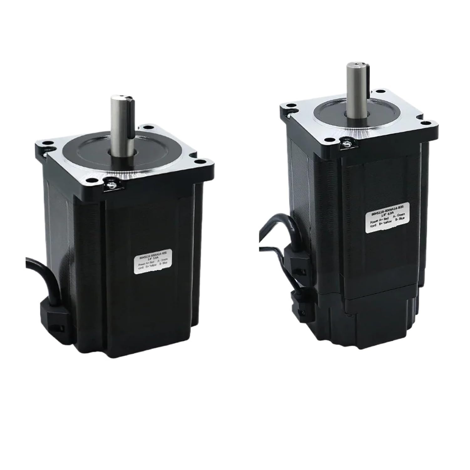 1pc 34 Open Loop Stepper Motor 2 Phase 86HS118 8.5N.m 5.6A 1214ozin 4-Lead Engine with 14mm Shaft for Router High(Without Brake)