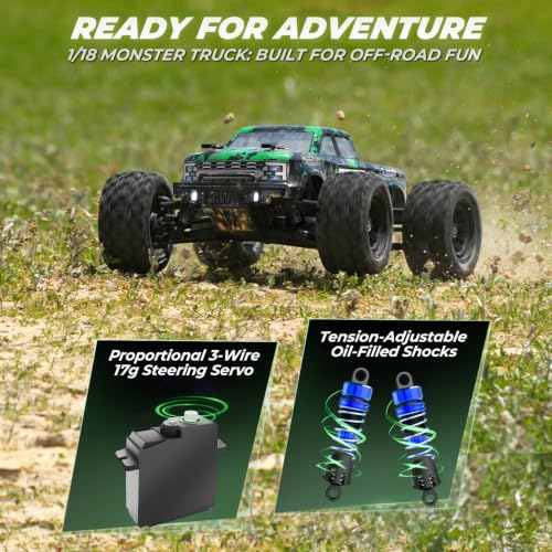 Image of HAIBOXING 18859E 1:18 Scale RC Truck, 4X4 Off-Road Truck High Speed 36km /h