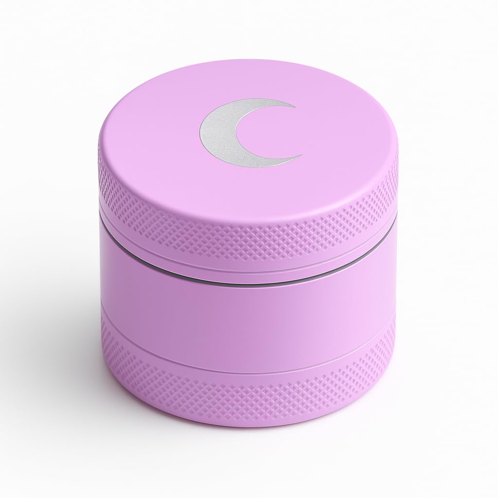 Brando Moon Small Manual Spice Kitchen Crusher – 1.5” Coffee Bean Crusher with Cleaning Scraper, for Camping and Outdoor