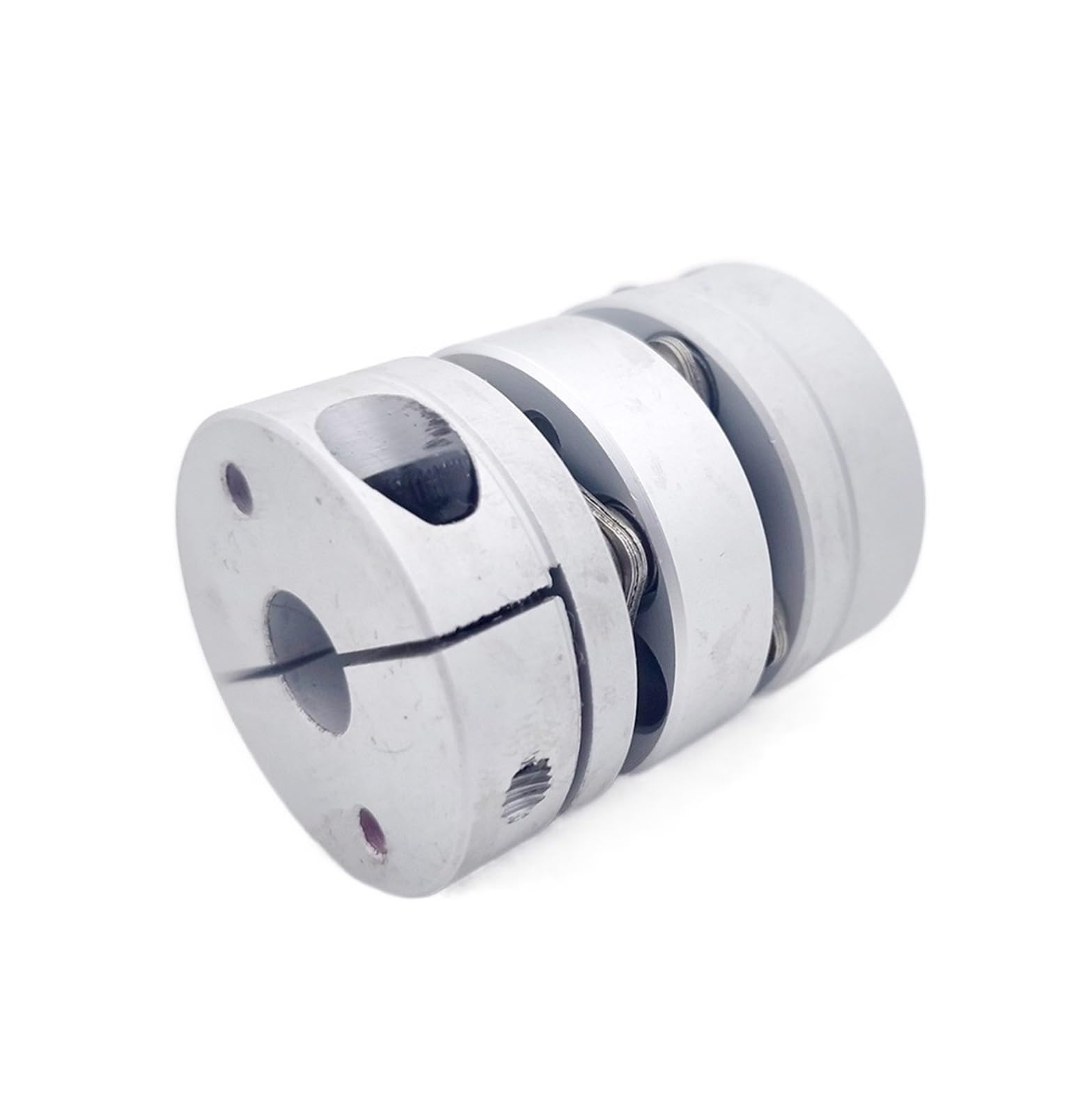 Rigid coupling,Stainless steel rigid coupling 1pcs D26L35 Aluminum Alloy Coupling Elastic Connector Ball Screw Motor(6.35x10)