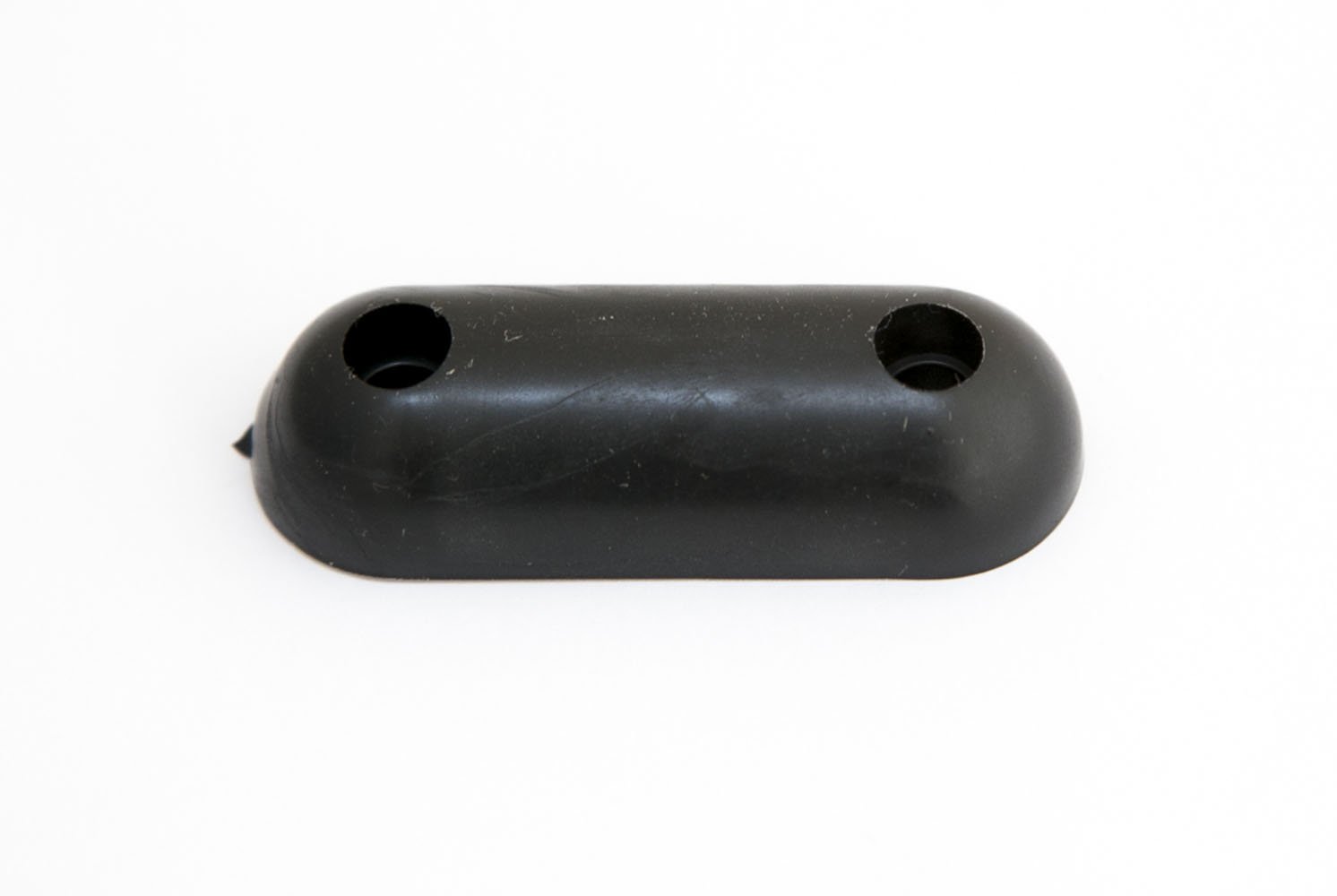 60MM X 22MM X 12MM Black Oval Rubber Toilet SEAT Buffer with Screws Pack of 8