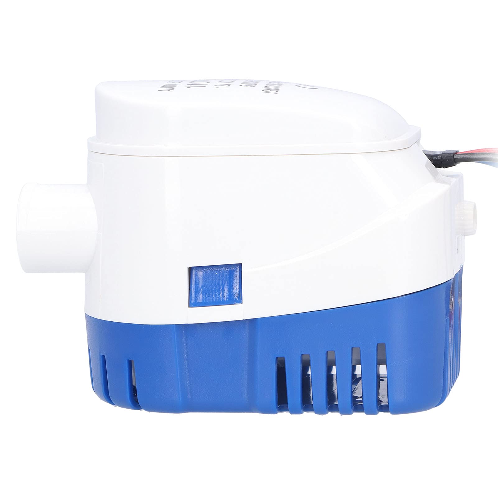 Tbest Sump Pumps,Bilge Submersible Pump Electric Automatic Water ABS Accessory for Drainage Boat PowerDC12V 600GPH (DC12V 1100GPH)