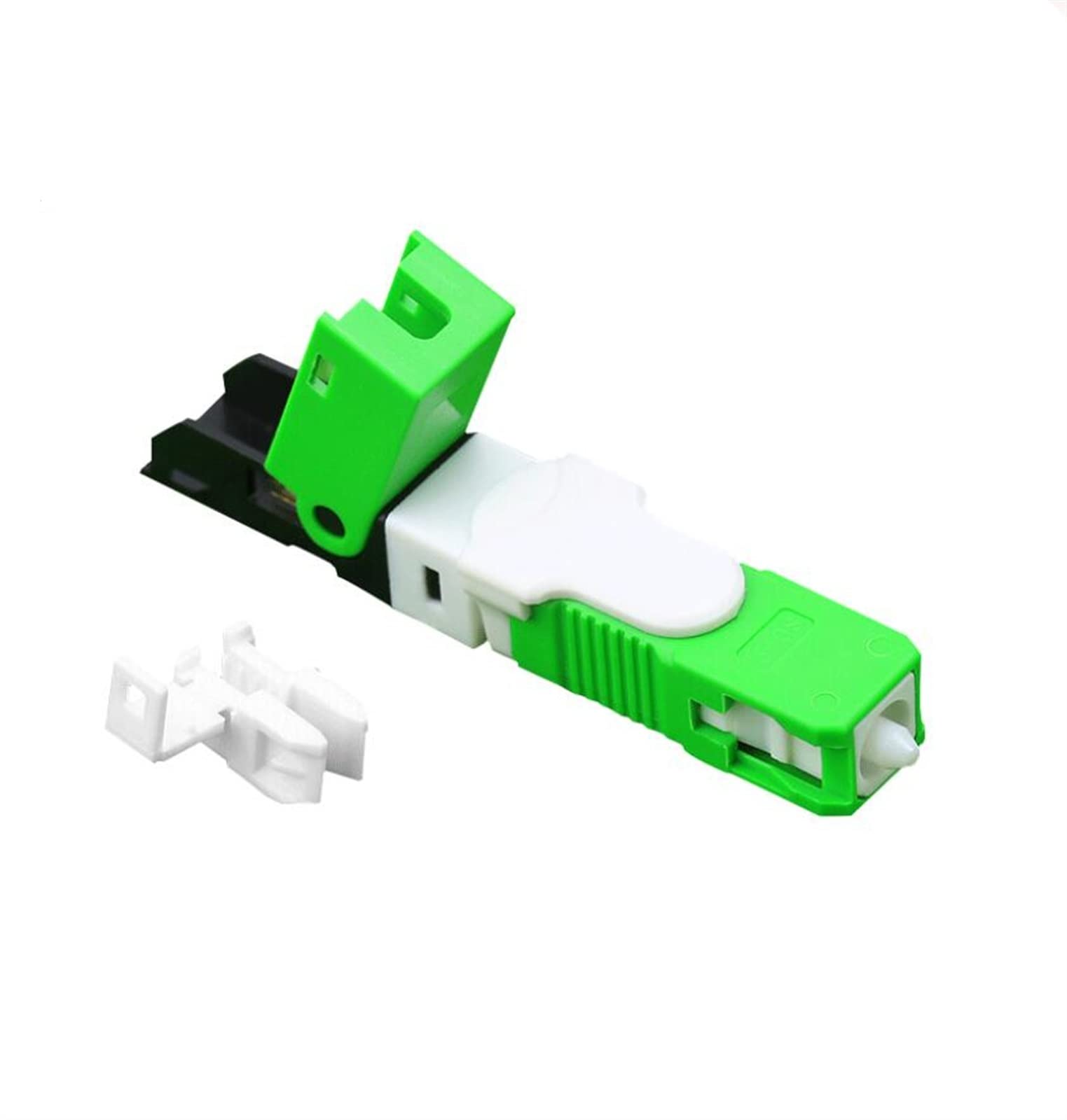 Raccords à Fibres optiques 50 pièces connecteur Optique d'assemblage de Champ ESC250D de Haute qualité SC APC FTTH connecteur Rapide de Fiber Équipement de Communication