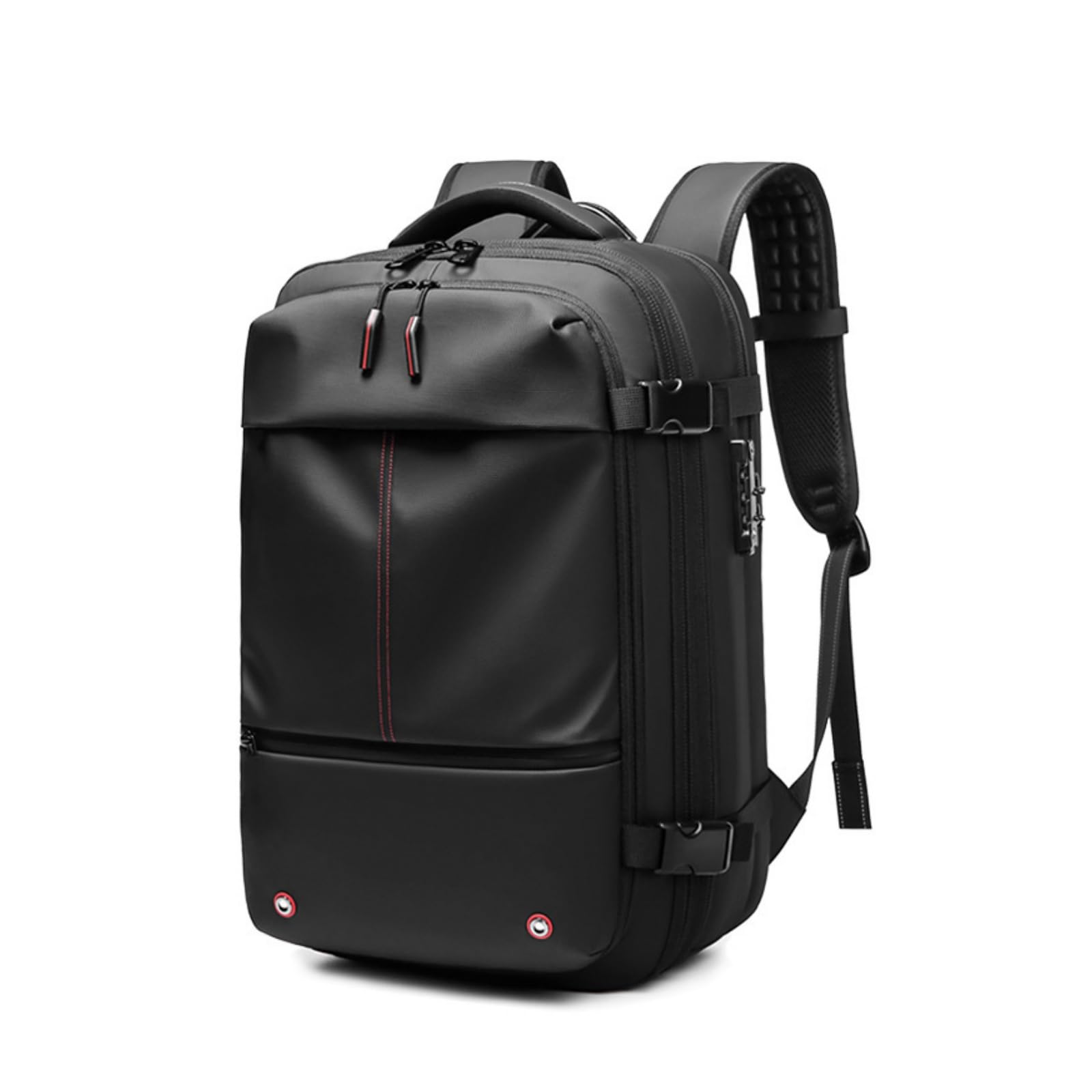 Mochila de Viaje al Vacio, Mochila al Vacío Tipo Airbag, Mochila Expandible de 60 l con Compresión al Vacio, Mochila Viaje Cabina Avion, Impermeable y Antirrobo