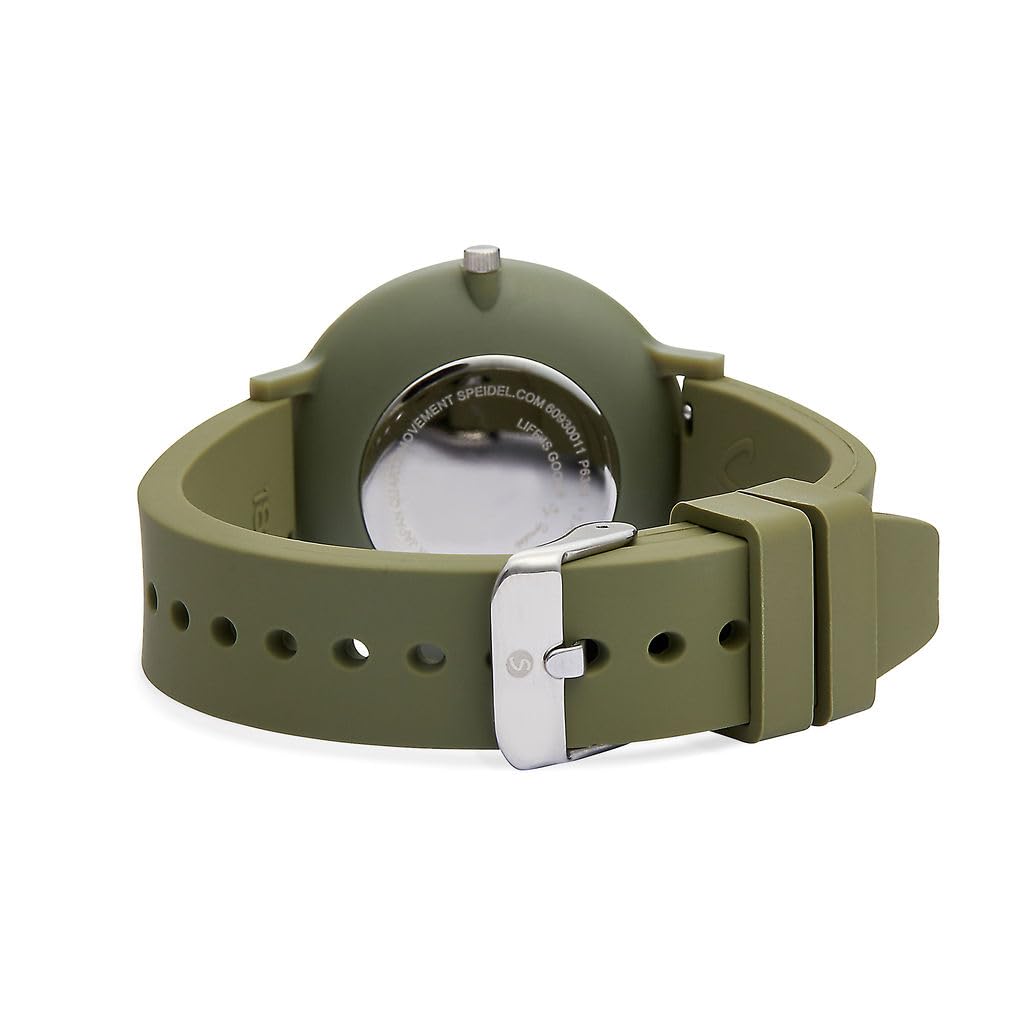 Speidel Life is Good 40mm Watch, Comfortable Silicone Strap, Lightweight Matte Case, Easy to Read Dial with Fun Graphic Designs, Casual Everyday Watch - 4