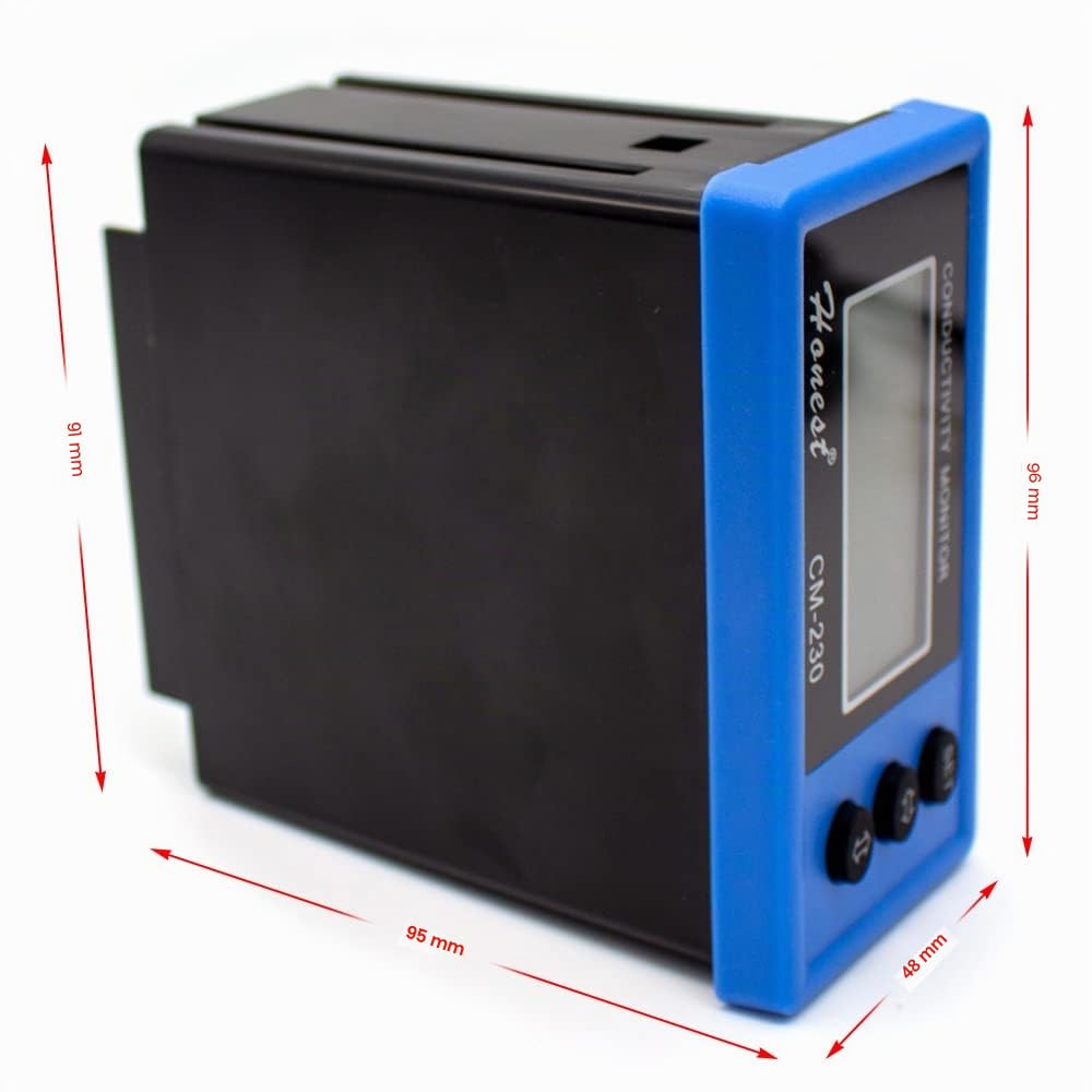 Medidor de Conductividad CM-230, Medidor de Conductividad en Línea Instrumento TDS Medidor EC Electrodo de Conductividad Reemplazo del Monitor de Agua Pura