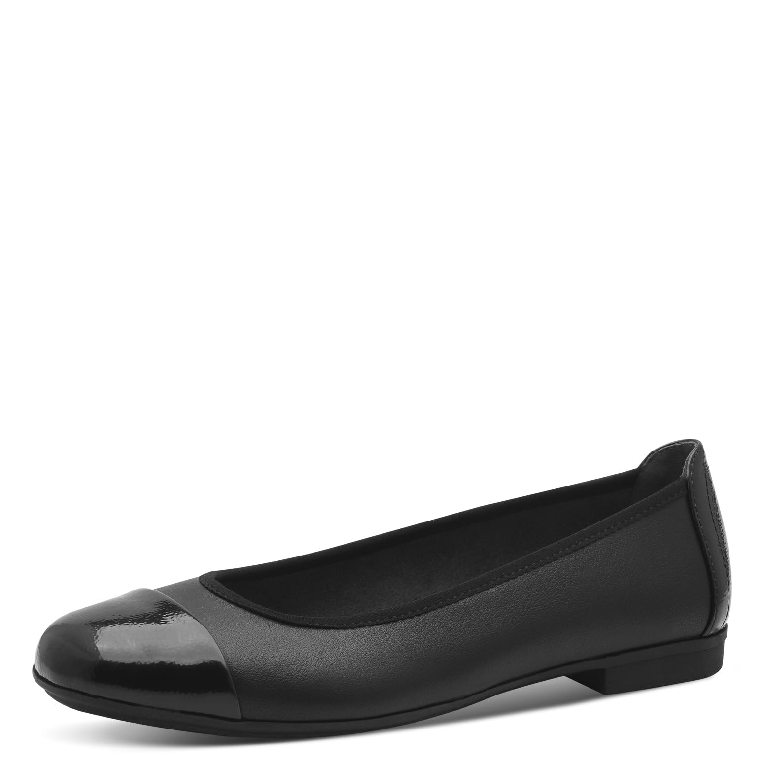 Jana Damen Ballerinas Runde Spitze Vegan