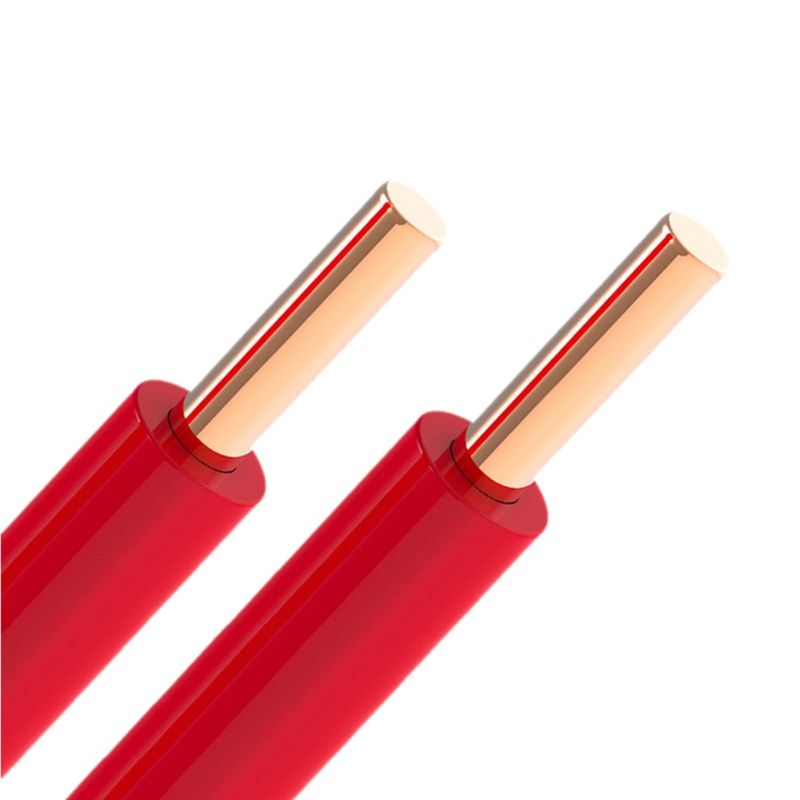 Cavo Elettrico Unipolare In Rame Pieno Rosso BV, Isolato In PVC, Tensione Nominale 450/750 V, For Cablaggio Domestico, Distribuzione Di Energia E Progetti Elettrici For Interni(45ft,4mm2-red)