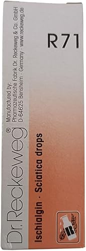 2 LOTE X Dr. Reckeweg - Medicina Homeopática - R71 - Gotas de ciática