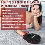 TUOYR Cordless Red & Infrared Light Therapy for Hand Pain Relief Device with 660nm Red 850nm Infrared Light with 4000mAh Battery Portable Pad for Hands Fingers Wrist Joint Stiffness Treatment Gloves - Image 5