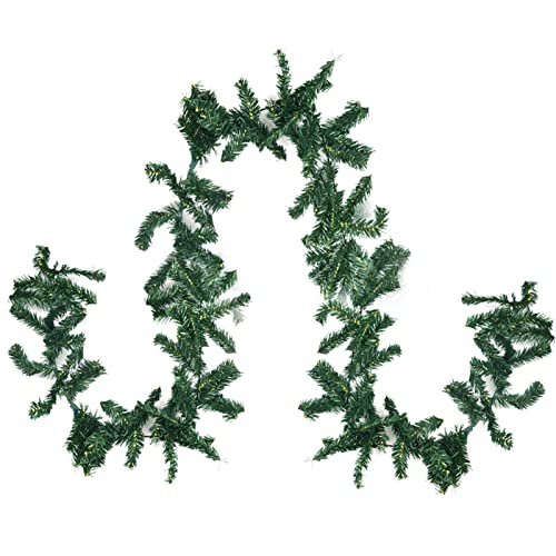 Guirlande de branche de pin vert pour sublimer votre table de fête et cheminée