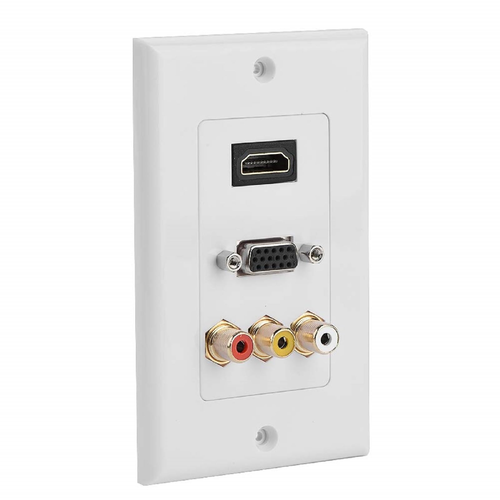 Socobeta Presa a Muro Tre in Uno Protezione Multi-Livello Pannello multimediale con Porta HDMI VGA