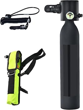Scuba Tank 0.5L Scuba Diving Tank Underwater Breathing 5-10 Minutes Diving Time Diving Tank Snorkeling Air Tank