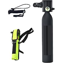 scuba tank 0.5L scuba diving tank underwater breathing 5-10 minutes diving time snorkeling air underwater emergency air