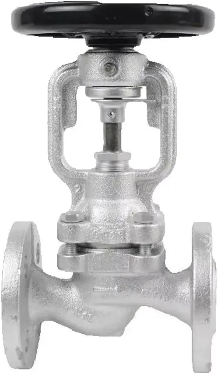 BSV-2EN DN15 DN20 DN25 Bellows Sealed Globe Valve for Steam Air Cold And Hot Water Oil(DN15)