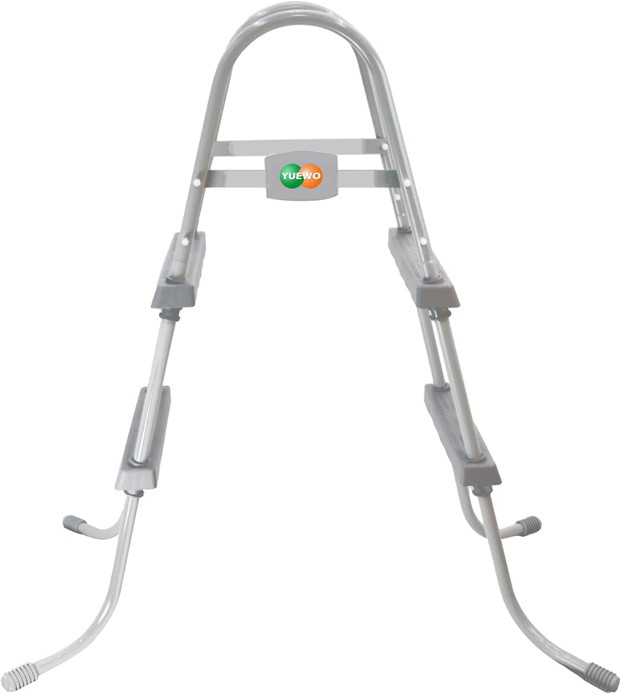 YUEWO 36" 2-Step Steel Frame Above Ground Swimming Pool Ladder with Non-Slip Plastic Steps for Entry and Exit System Swim Pools : Patio, Lawn & Garden