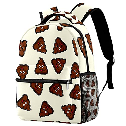 Sac à dos de voyage haut de gamme Leisure Campus en toile marron foncé