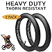 16 x 1.75 Stroller Tire HEAVY DUTY Thorn Resistant Inner Tube for All BOB Revolution Strollers, Sport Utility, Ironman & Alterrain [2-Pack] The Best BOB Stroller Tire Replacement by Steerling Tire Co.