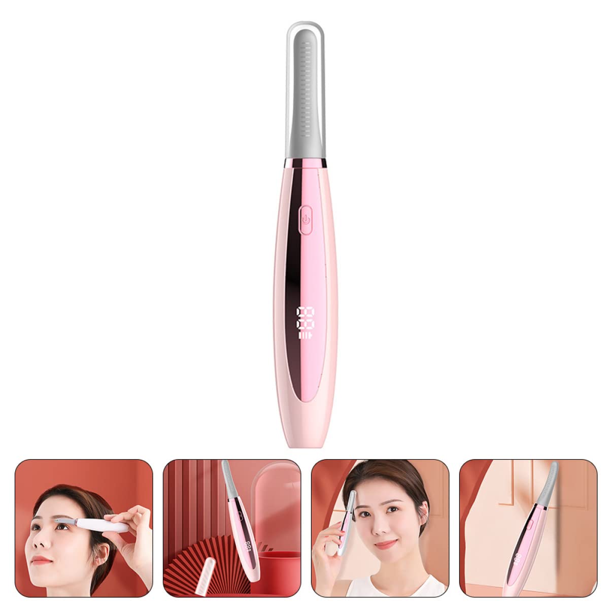 FRCOLOR 3pièces Recourbe- Électrique Chauffant Outil De Maquillage Pour Femmes Pince à Effet Et Sûr Portable Et Pratique