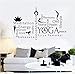 Produktbild Vinyl Wandtattoo Yoga Center Wort Meditation Konstituiert Eine Gesundheit Aufkleber Yoga Training Center Wandaufkleber Dekoration 66X42 Cm