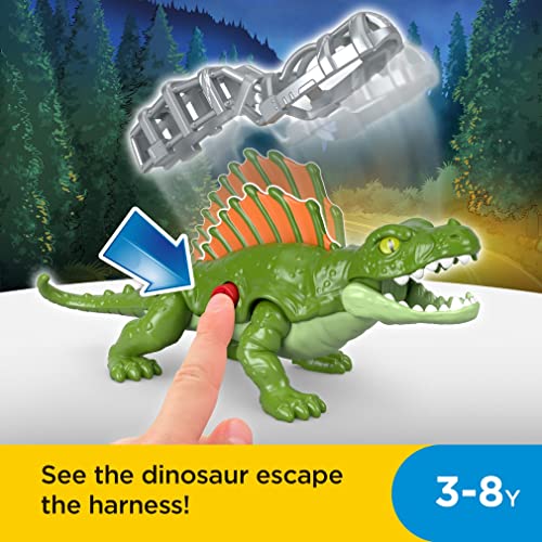 Fisher-Price Imaginext Jurassic World Dominion Dimetrodon Dinosaur Toy with Removable Harness for Preschool Kids Ages 3 and Up - Thumbnail 2