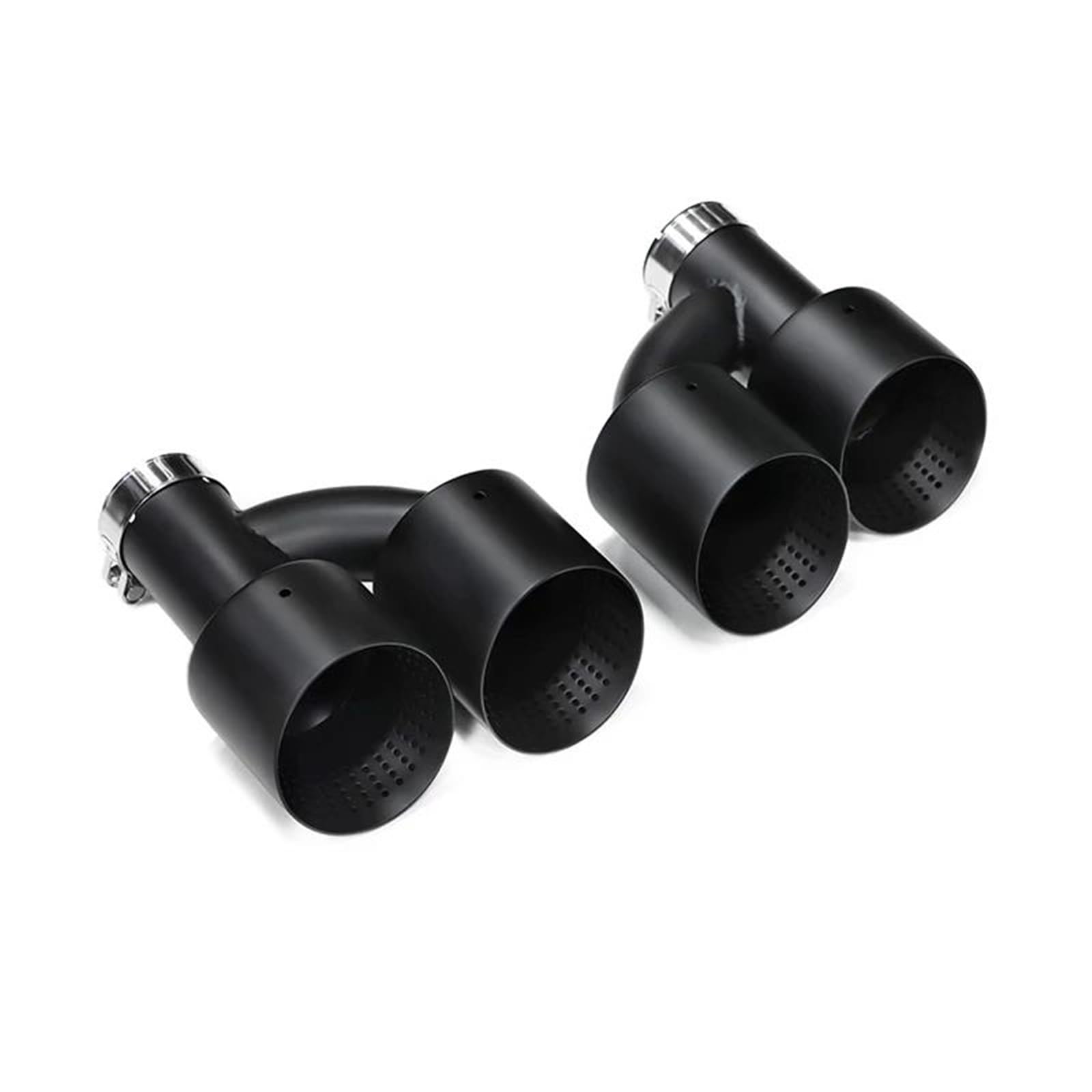 Tuyaux d'échappement inox mat 101mm anti-corrosion pour Golf 7 GTI