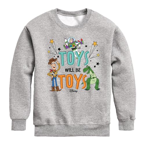 Disney - Toy Story - Toys Will Be Toys - Toddler & Youth Crewneck Fleece Sweatshirt