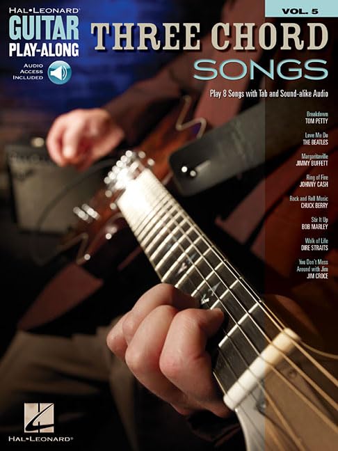 Three Chord Songs méthode guitare trois accords avec morceaux faciles et fichiers audio