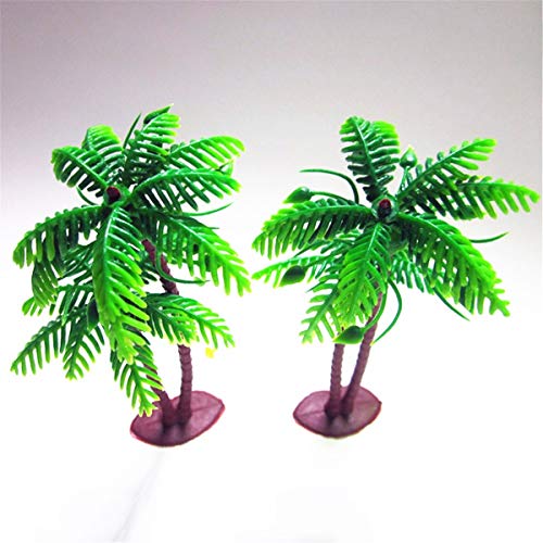 Janou Palm Tree Cake Toppers Tropical Coconuts Cake Decor For Birthday Wedding Summer Luau Party Favors Pack 18Pcs #TOP6