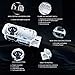 Eogifee Car LED Door Courtesy LED Laser Projector for The Replacement of Audi for Welcome Lights A4 A3 A6 Q7 Q5 A1 A5 TT A8 Q3 A7 R8 RS(4PACK)