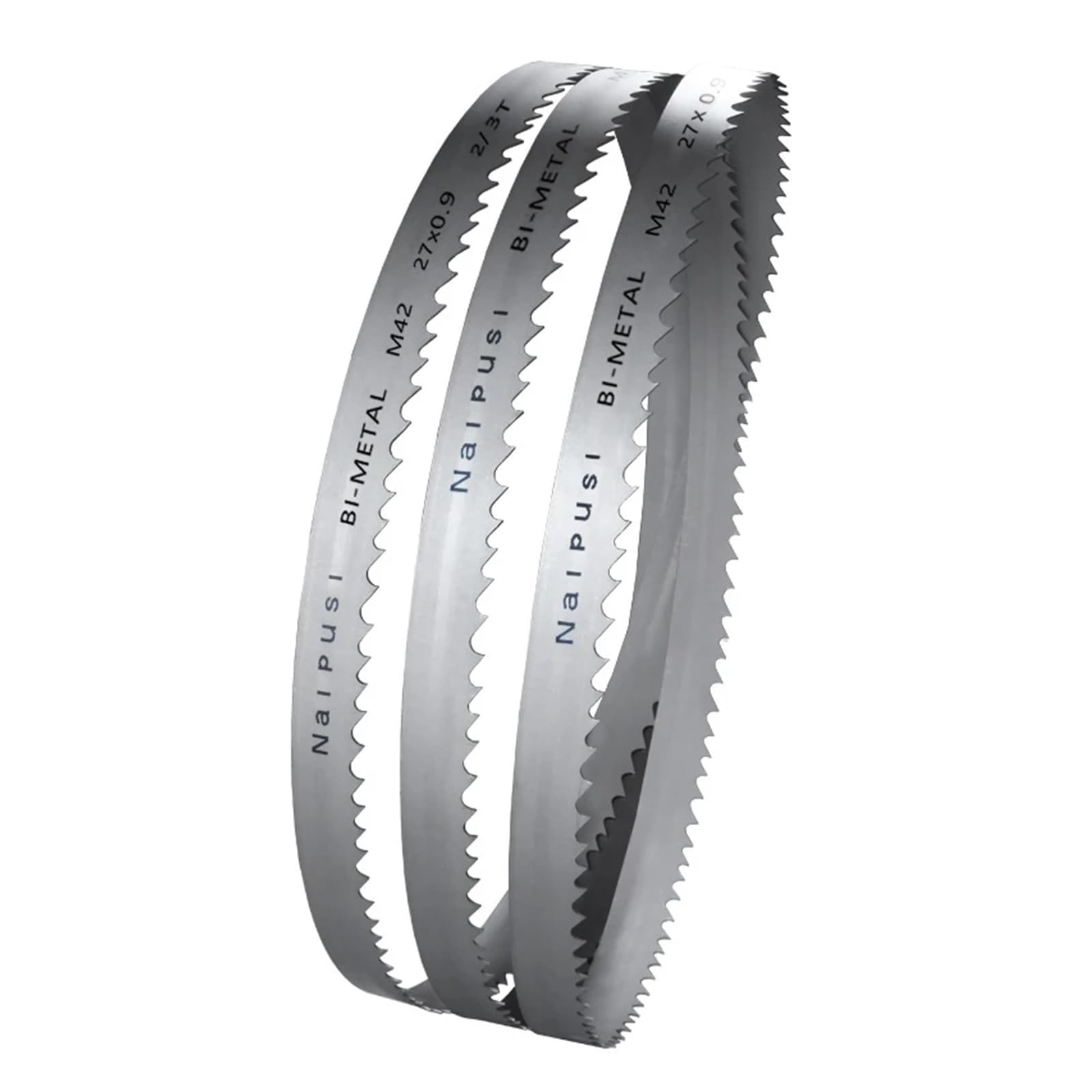 1 szt. brzeszczot do piły taśmowej 2908-3810 mm x 27 mm x 0,9 mm, bimetaliczny brzeszczot do piły taśmowej do cięcia metalu 1" x 0,035"(5 and 8 tpi,3810mm)