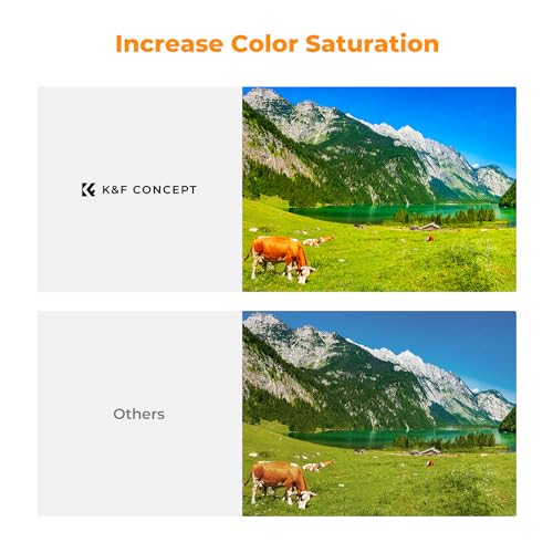 K&F CONCEPT 67mm Circular Polarizers Filter Super Slim with 36 Multi-Layer Coatings, High Definition Circular Polarizing Filter (CPL) Camera Lens Filter (Nano-X PRO Series)