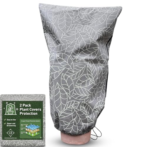 Plant covers 32x47 in 2-pack with drawstring