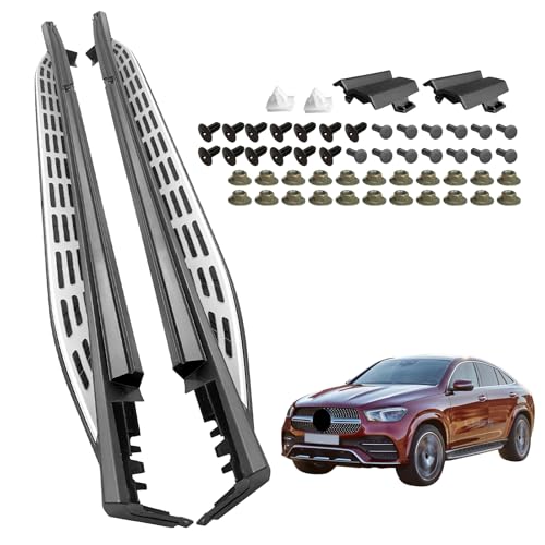 Estribos laterales para Mercedes Benz GLE Coupé 2 Pzas miniatura 1