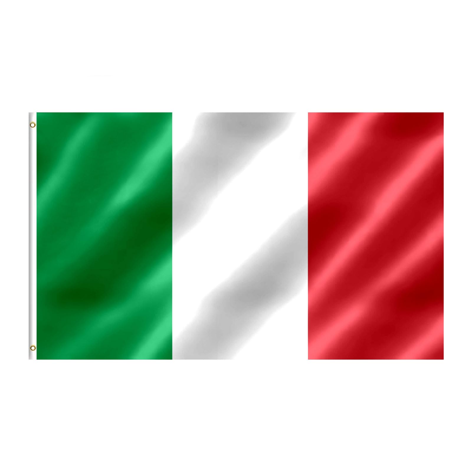 Italian Flag 3x5 FT Italy Flag With Brass Grommets Fade Proof For Outdoor Decor(Italy)