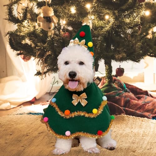 Disfraz Navideño para Perro con Capa y Sombrero S miniatura 6