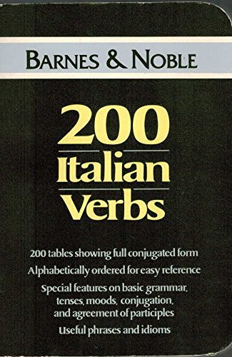 200 Italian Verbs (Language - Italian) 1566192021 Book Cover