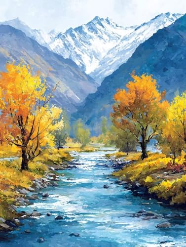 GSҌ DIY ANG̋hGLbgAPaint by NumbersqƑlnhhGR̓~CeAyCgoCio[ G|XgXDIY`ACeA Ƃ̕ǂ̑A80x100cm/32x40C`(t[