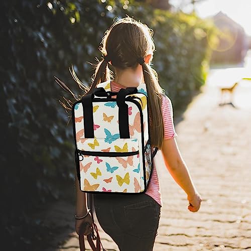 Sac à dos garçon papillons ajustable pour éviter le mal de dos