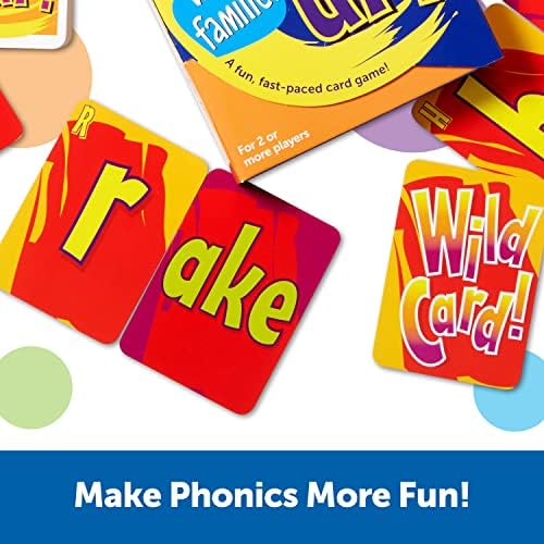 Learning Resources Snap It Up! Phonics & Reading Card Game, Homeschool, Reading Game, 90 Cards Included, Ages 6+ 3 51fOuOFy20L. AC